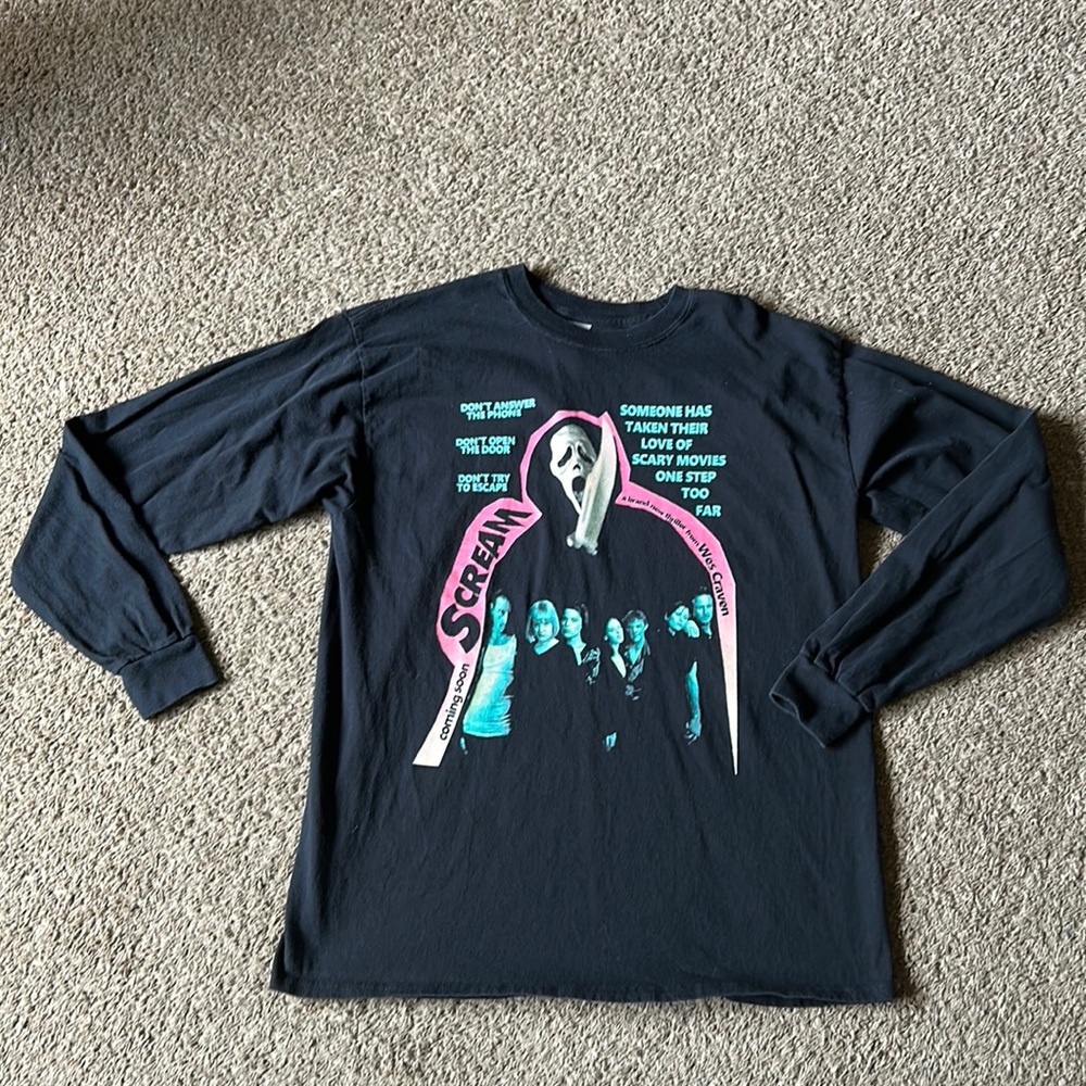 vintage scream longsleeve shirt